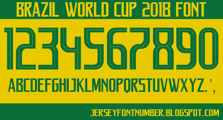 jersey number font free